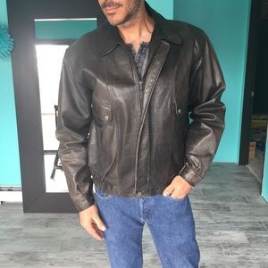 Vintage custom made leather jacket